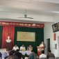Đại biểu hội đồng nhân dân huyện tiếp xúc với cử tri xã Thăng Long